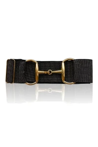 Elastyczny_pasek_do_spodni_z_wędzidłem_True_Rider_Brokatowy_Black_Gold.webp