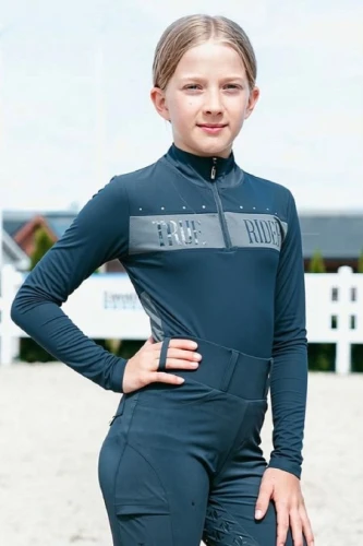 Air Mesh Long Sleeve Grafitowy Cristal Kids 