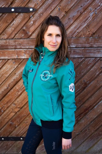 Born to Ride Turquoise Jacket